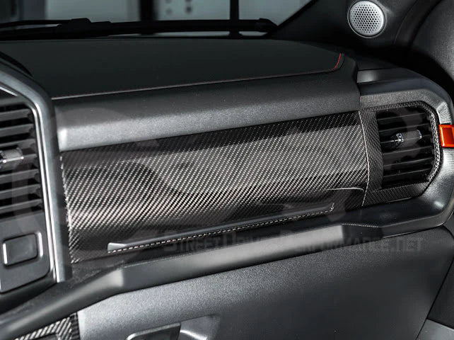 2021+ Ford Raptor/R Carbon Fiber Passenger Side Storage Panel Cover