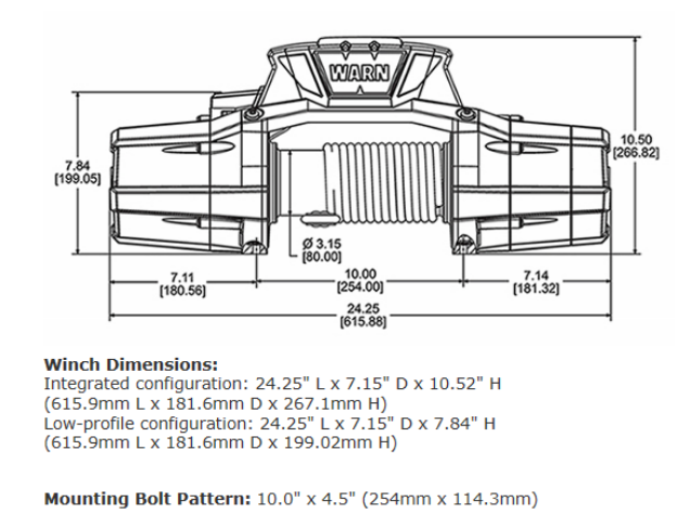 WARN ZEON 10-S Platinum WINCH