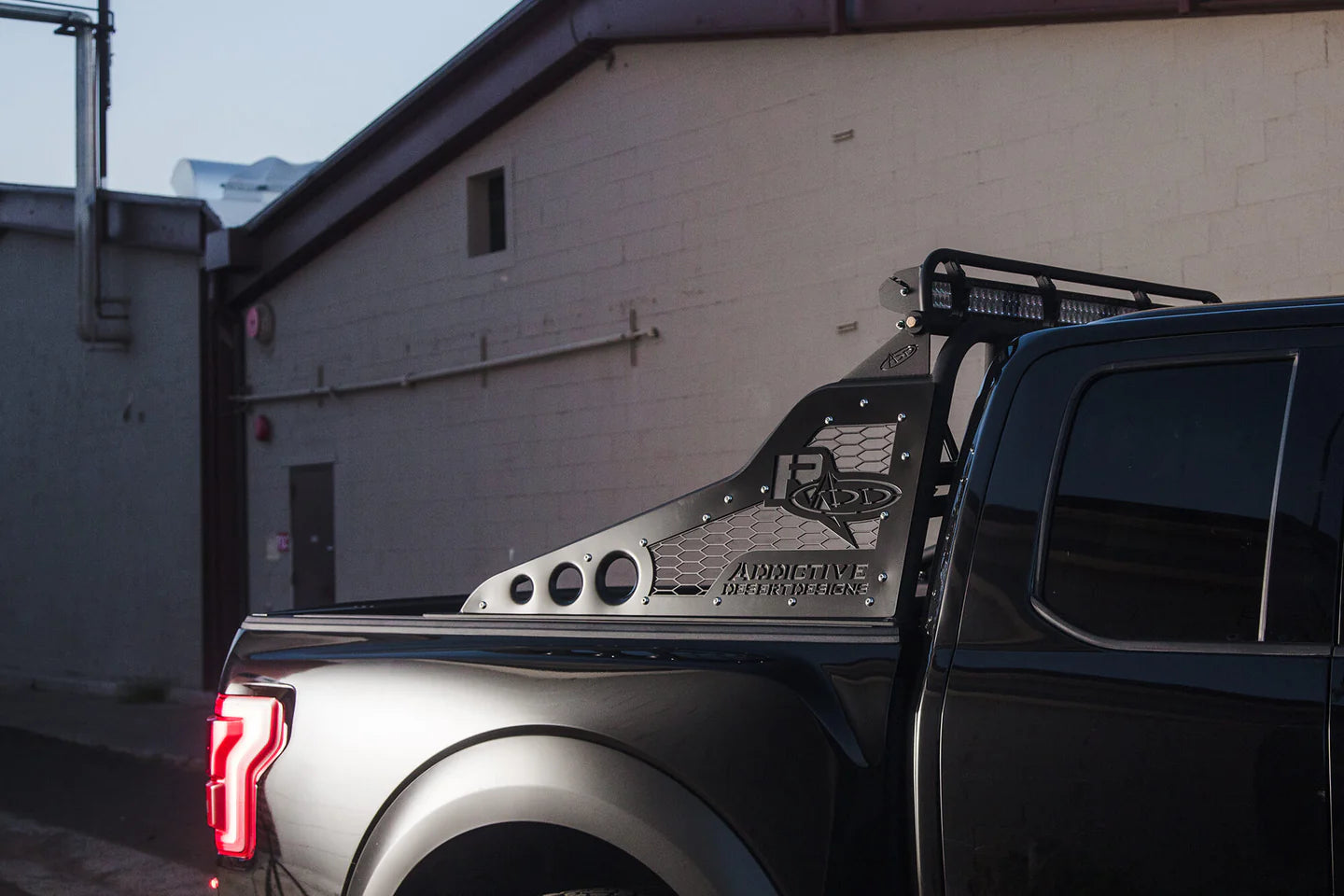 Addictive Desert Designs 17-24 Ford F-150 Raptor Race Series Chase Rack w/ Grill Pattern