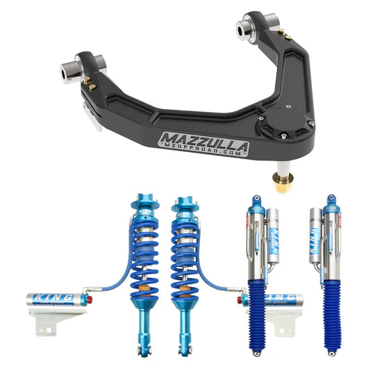 Mazzulla 2010-2014 FORD RAPTOR BILLET UPPER CONTROL ARMS / DESERT SERIES / King 3.0
