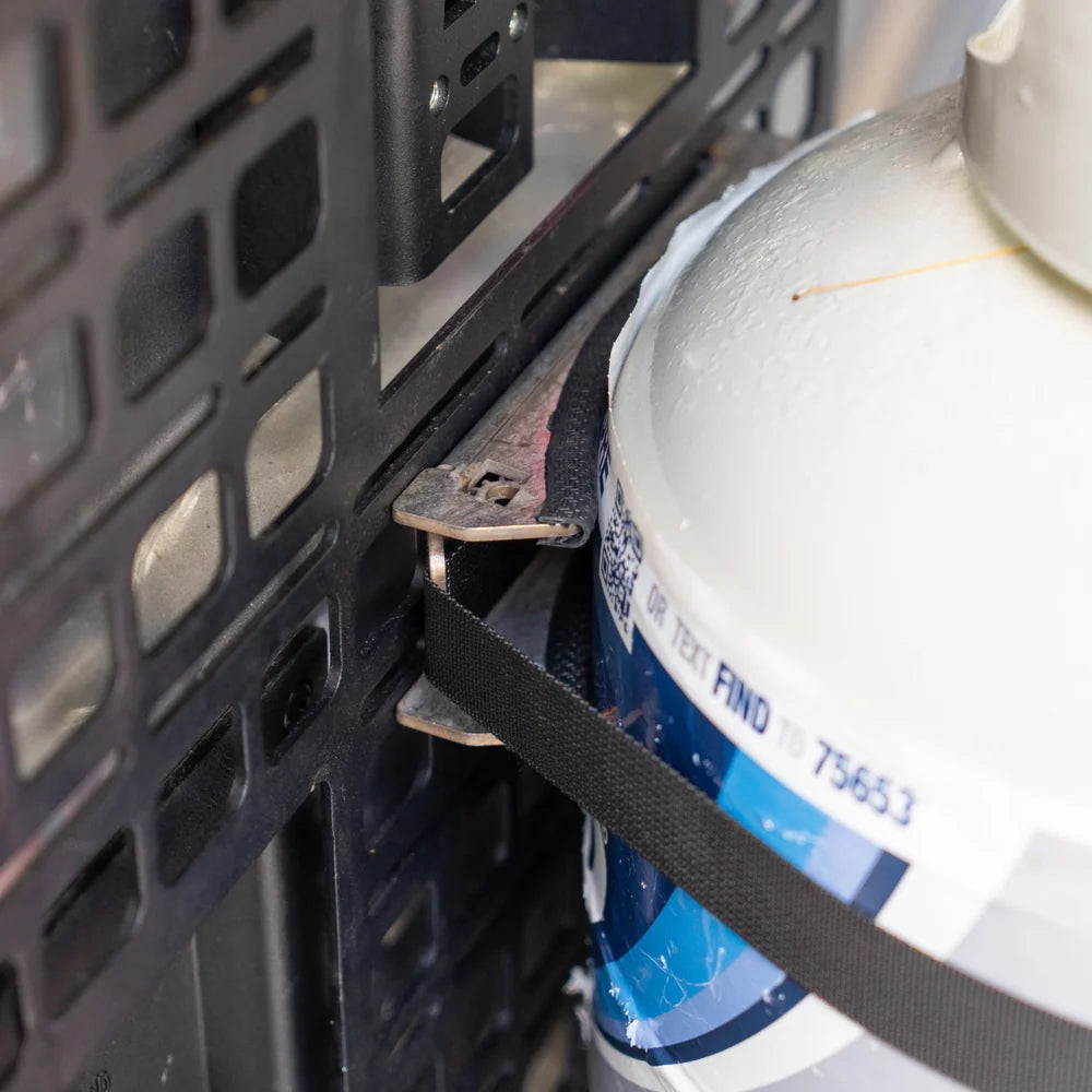 Builtright MOLLE Panel Propane Tank & Bucket Mount
