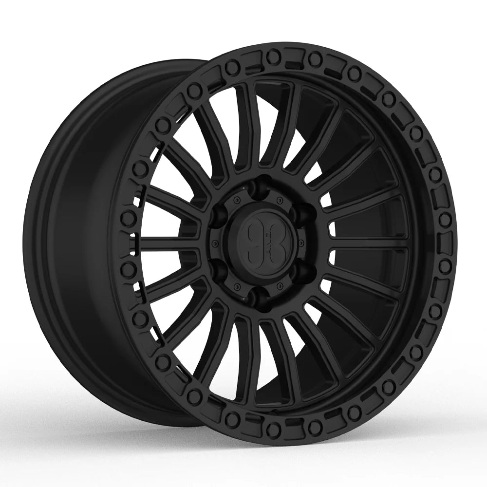 9&3 Wheels FR-18R | 6061-T6 Forged | Simulated Beadlock w/ Removable Ring