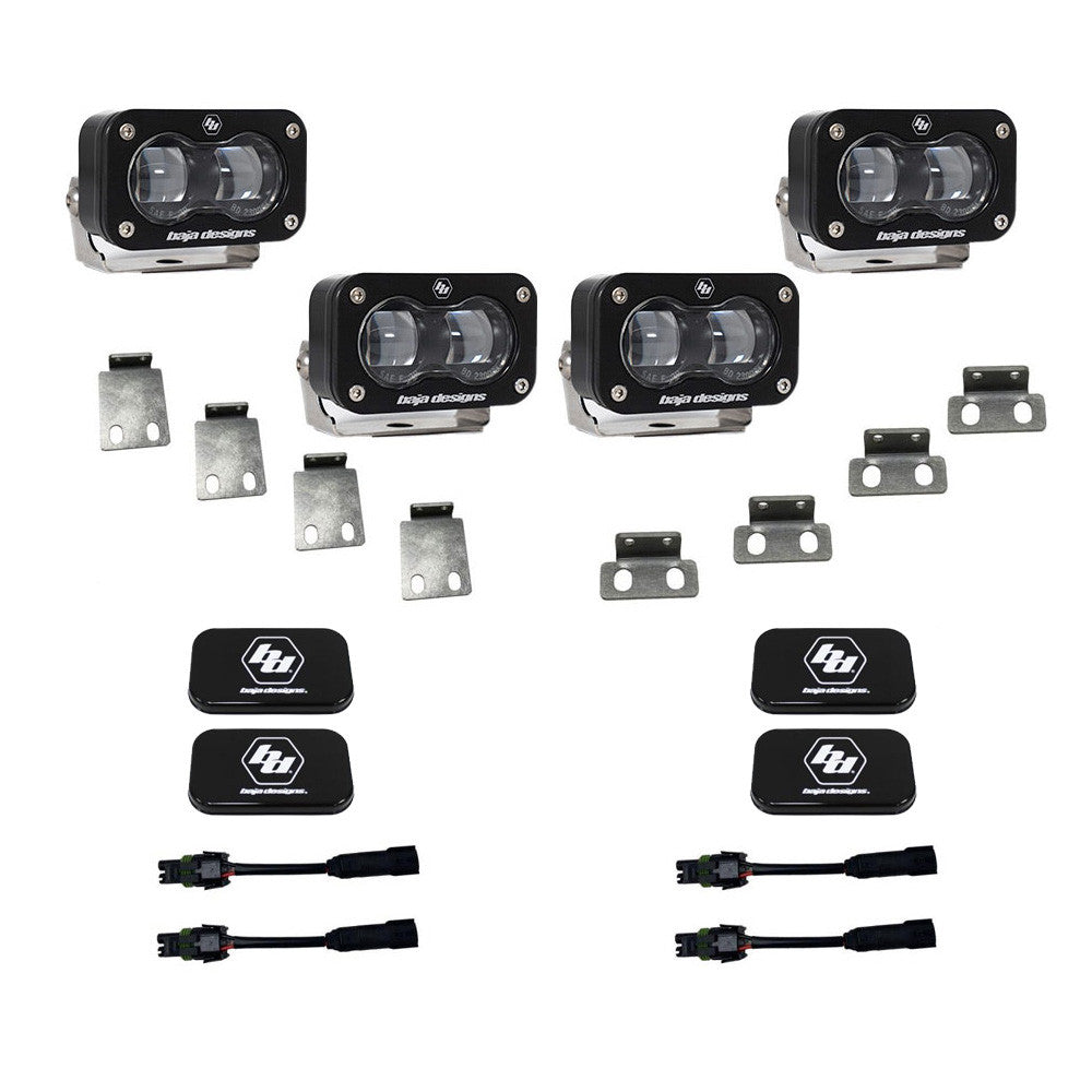 Baja Designs Ford Raptor S2 SAE Dual Fog Pocket Kit - Ford 2024+ F-150 Raptor/R