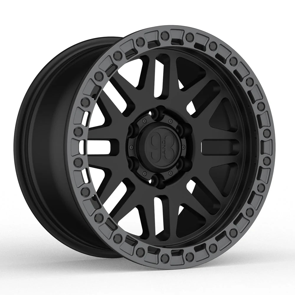 9&3 Wheels FR-01R | 6061-T6 Forged | Simulated Beadlock w/ Removable Ring