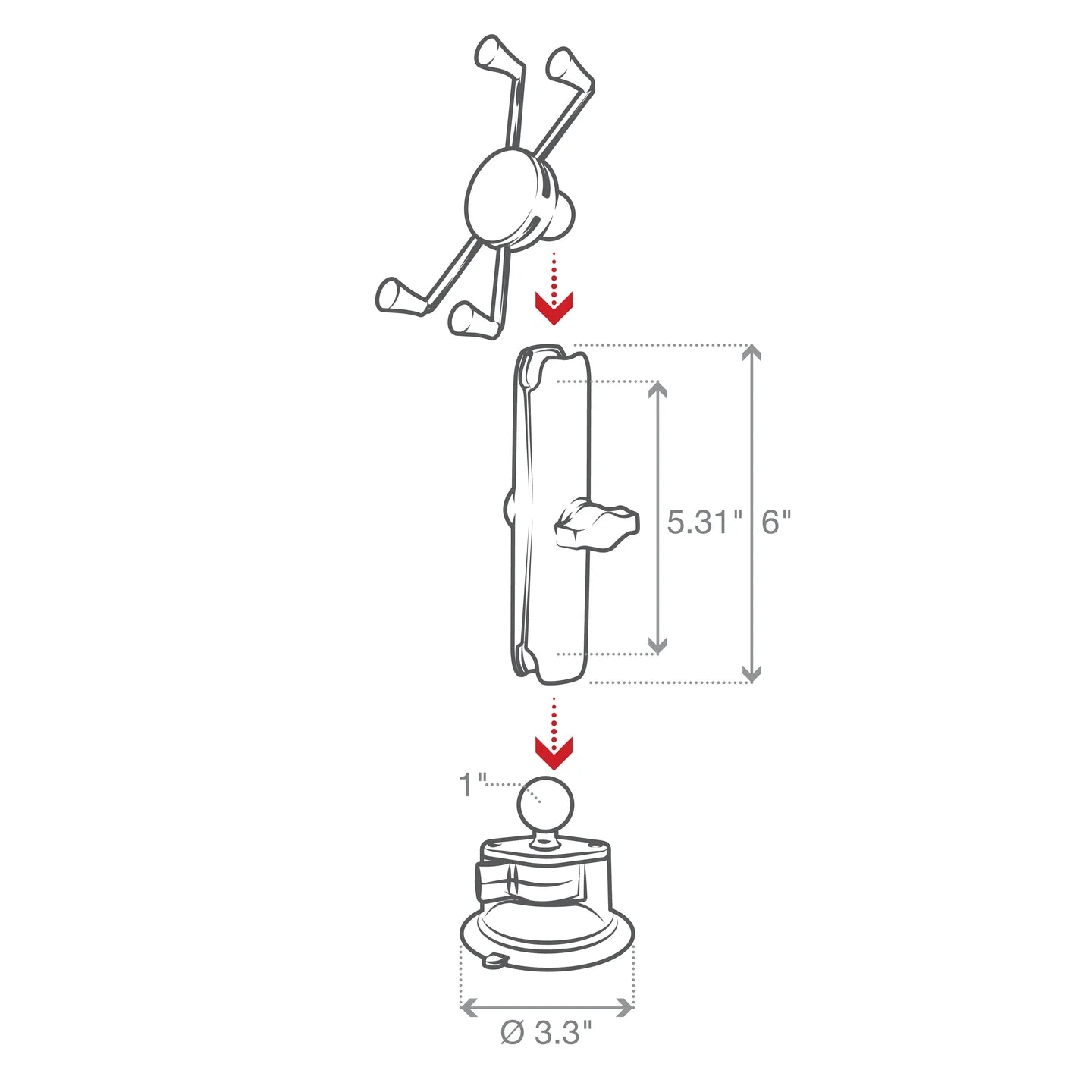 RAM MOUNTS X-Grip Large Phone Mount