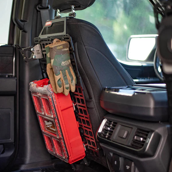 Builtright Industries Seat Back Tech Plate MOLLE Kit - 2021+ Ram TRX