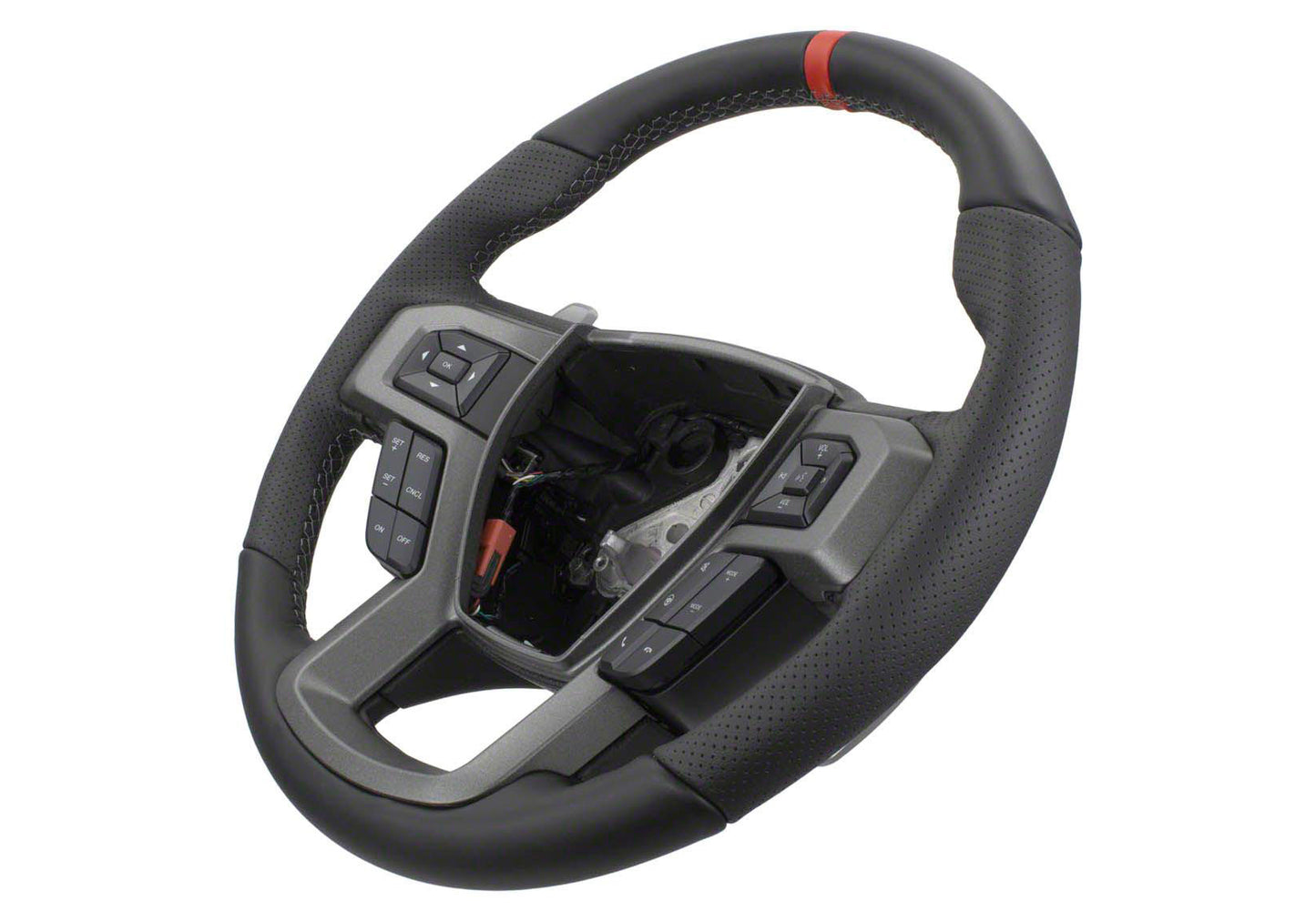 FORD 2017-2020 F-150 RAPTOR PERFORMANCE STEERING WHEEL KIT- RED SIGHTLINE
