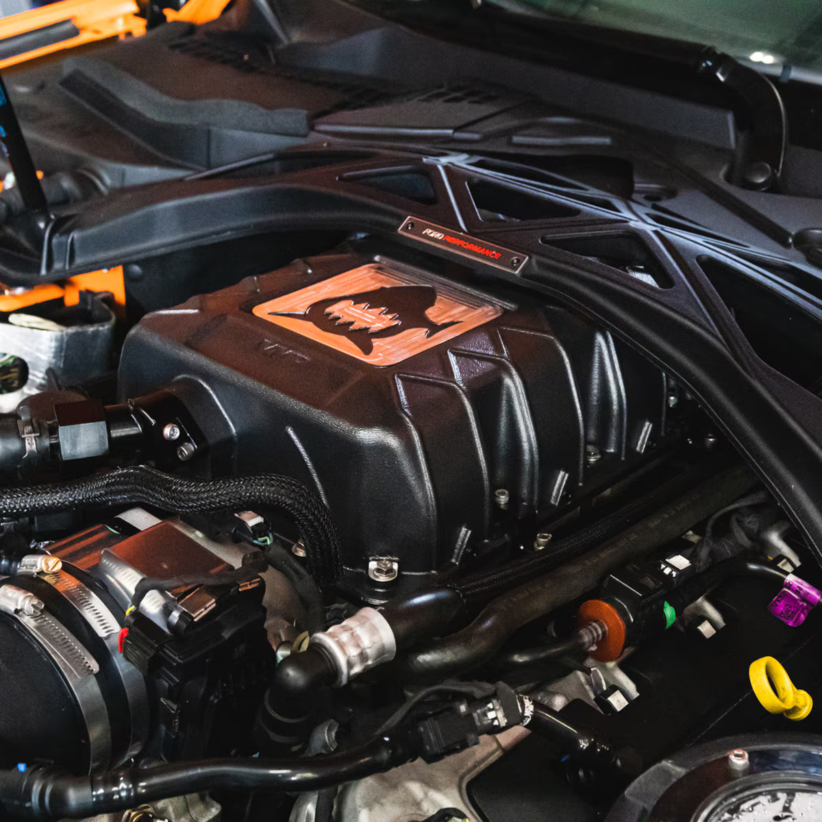 VMP Apex Predator Supercharger Lid Upgrade Black '20+ GT500 & '23+ Raptor 5.2 L