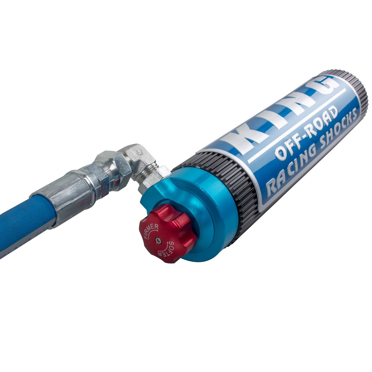 King Shocks 10-14 Ford Raptor Front 3.0 Coilover w/Adjuster (Pair) - Finned Reservoir