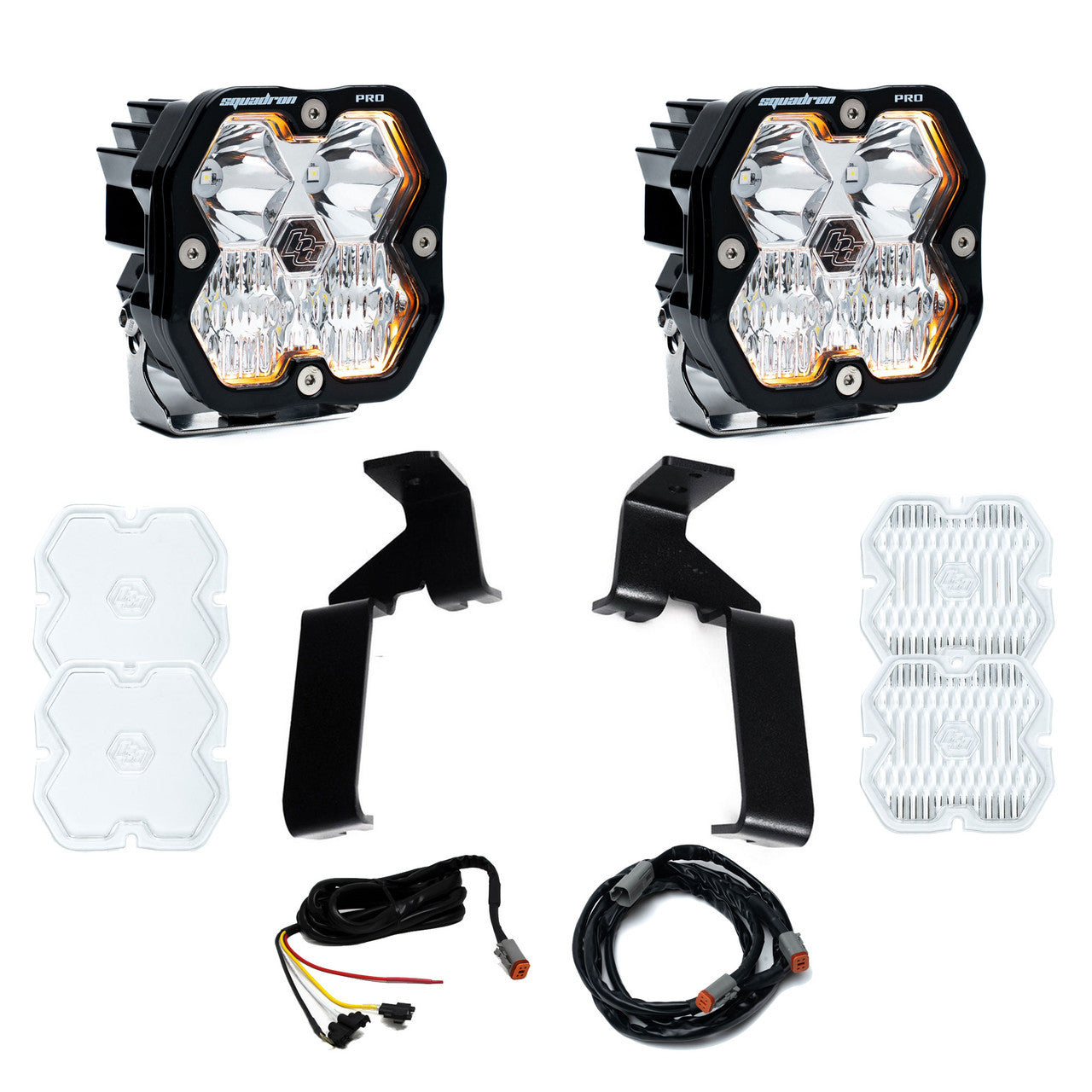 Baja Designs Squadron 2.0 Pro A-Pillar Light Kit - 2021-2026 Ford Raptor/R