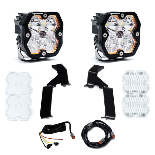 Baja Designs Squadron 2.0 Sport A-Pillar Light Kit - 2021-2026 Ford Raptor/R