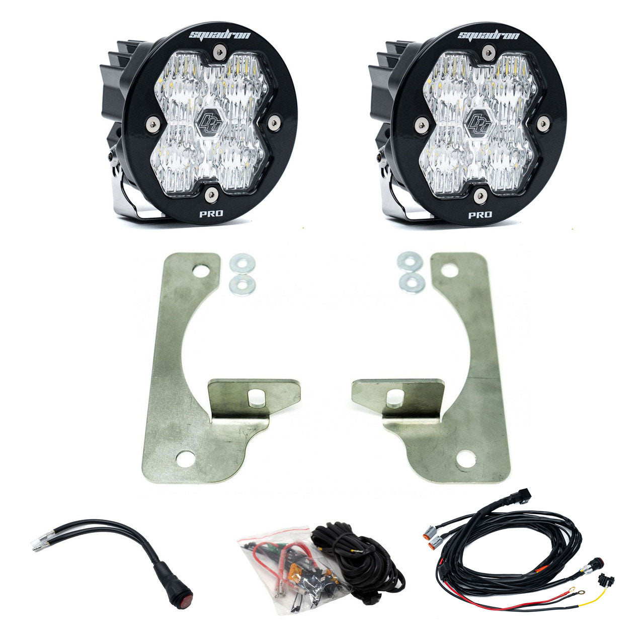 Squadron-R 2.0 Pro Fog Pocket Light Kit - Jeep 2018-26 Wrangler JL; 2020-26 Gladiator JT; Note: w/ OE Rubicon Bumper