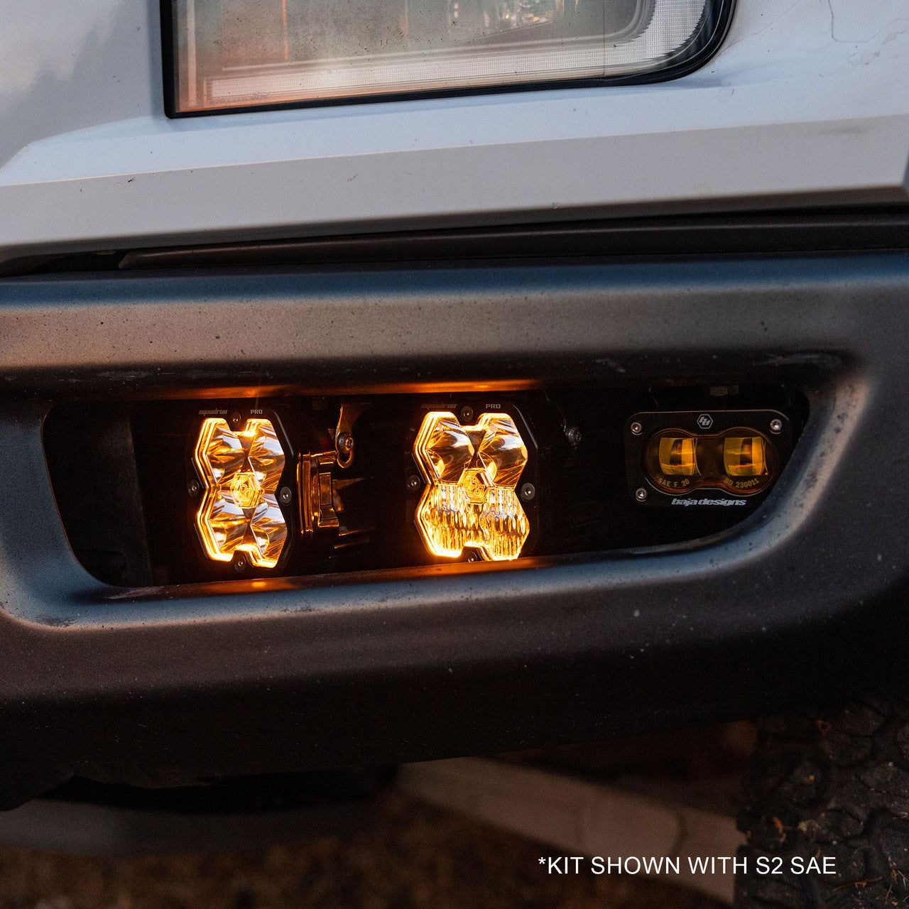 Baja Designs Squadron 2.0 Sport/S2 Fog Light Kit - 2017-2020 Ford Raptor