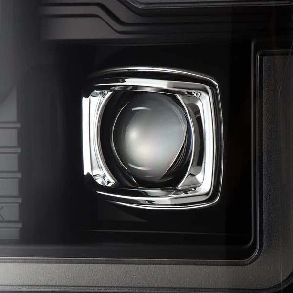 Alpharex 20-22 Ford Super Duty LUXX-Series LED Projector Headlights Chrome