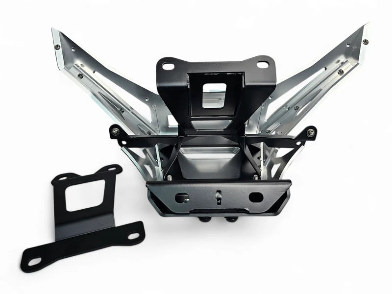 Elektric Offroad 2017-2024 Can Am X3 Maverick Machined Billet Front Winch Bumper (Clear Anodize)