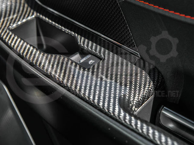 2021+ Ford Raptor/R Carbon Fiber Front Door Side Panel Cover