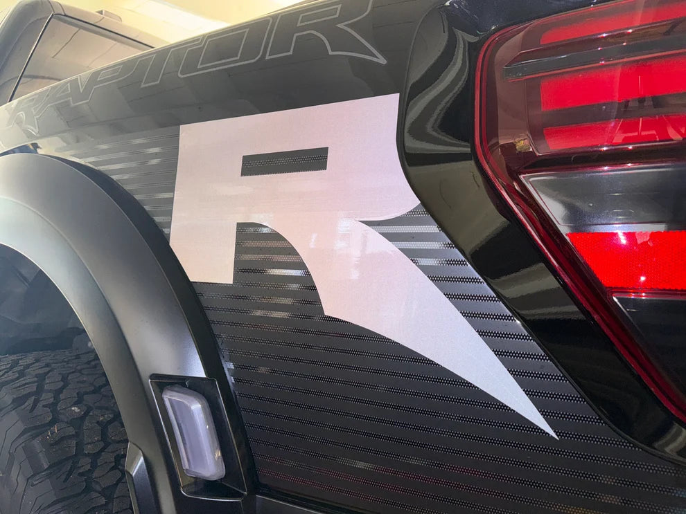 Raptor R Decal – Large Reflective R Logo