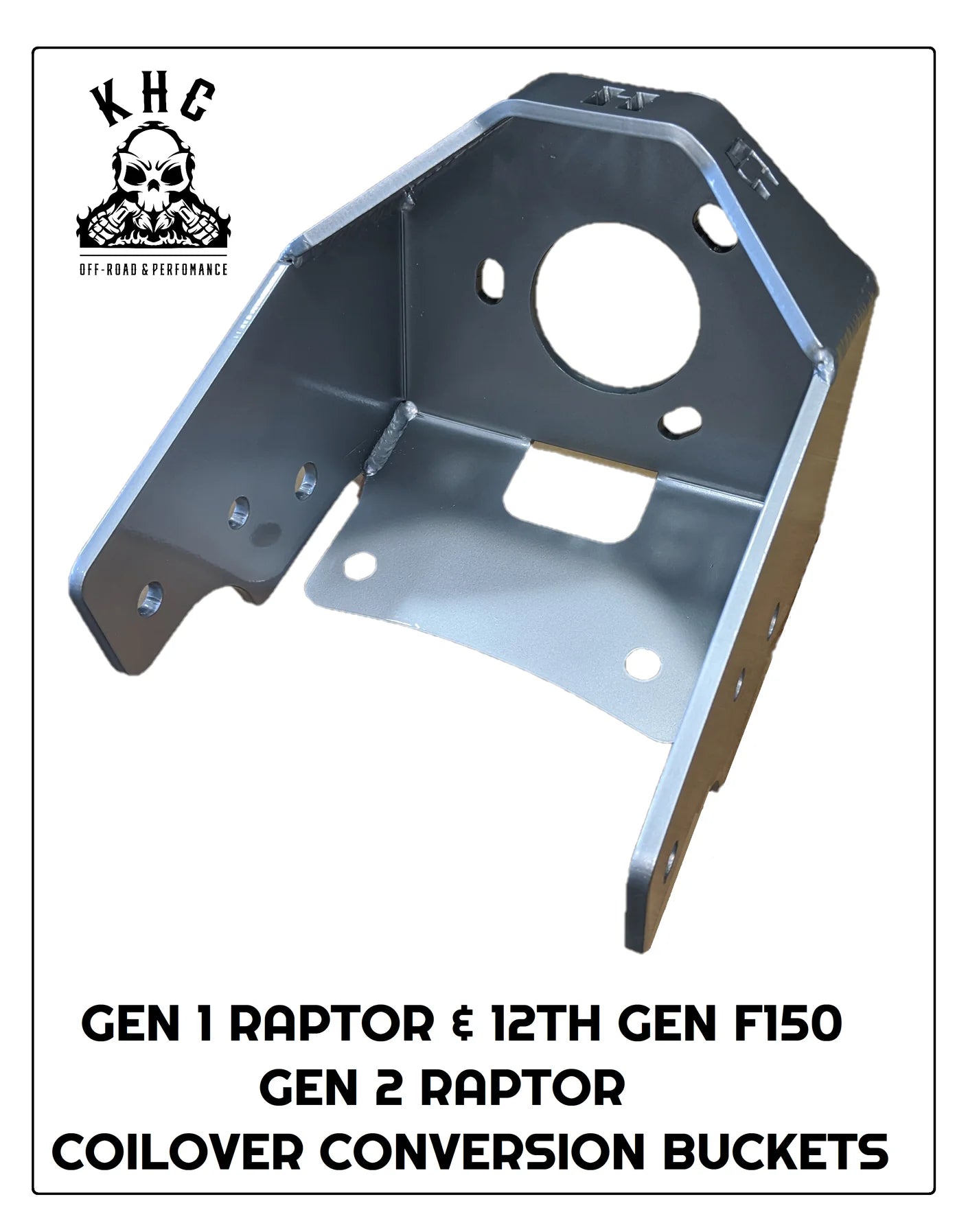 KRAZY HOUSE CUSTOMS Gen 1 Raptor/Gen 12 F150 (09'-14') → Gen 2 Raptor Coil Over Conversion Buckets