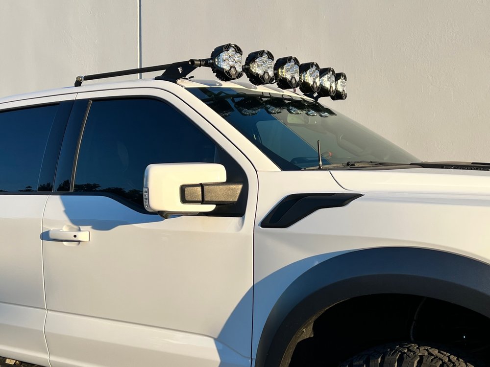 EVIL OFFROAD 2021+ FORD RAPTOR ROOF MOUNTED LP6 LIGHT BAR SYSTEM