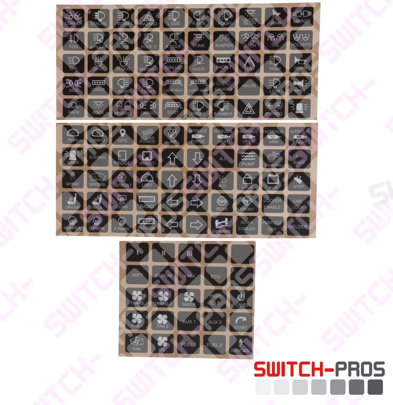 SWITCH PROS SP-9100 8 SWITCH PANEL POWER SYSTEM