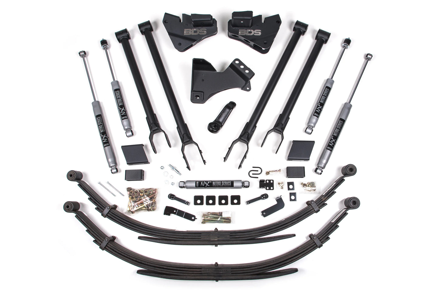 BDS 5 Inch Lift Kit w/ 4-Link | Ford F250/F350 Super Duty (20-22) 4WD | Diesel