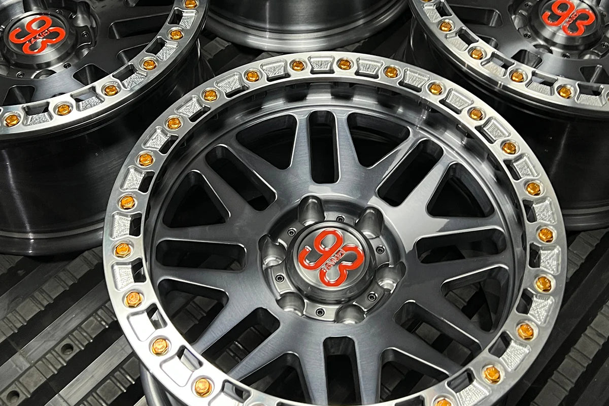 9&3 Wheels FR-01R | 6061-T6 Forged | Simulated Beadlock w/ Removable Ring
