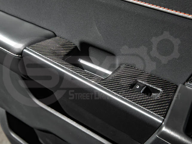 2021+ Ford Raptor/R Carbon Fiber Rear Door Side Panel Cover
