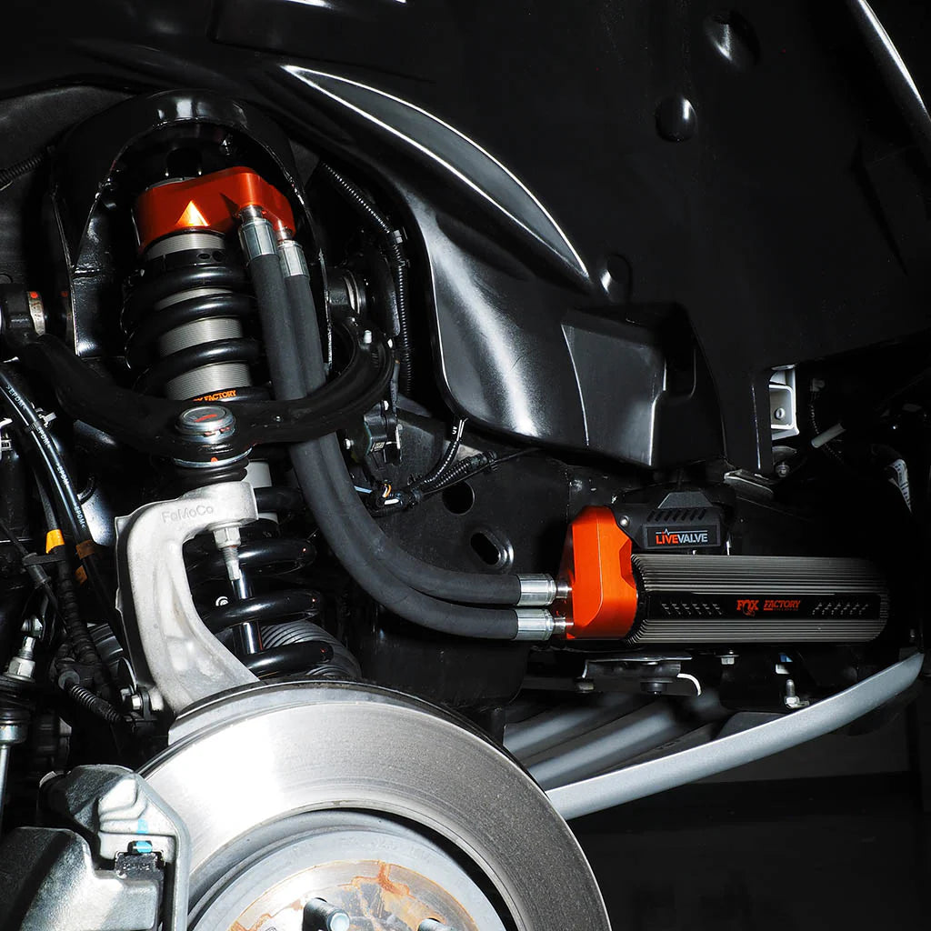 FOX Factory Race Series 3.0 Live Valve Reservoir, Front Coilover, 0-2" Lift, 2019+ Raptor