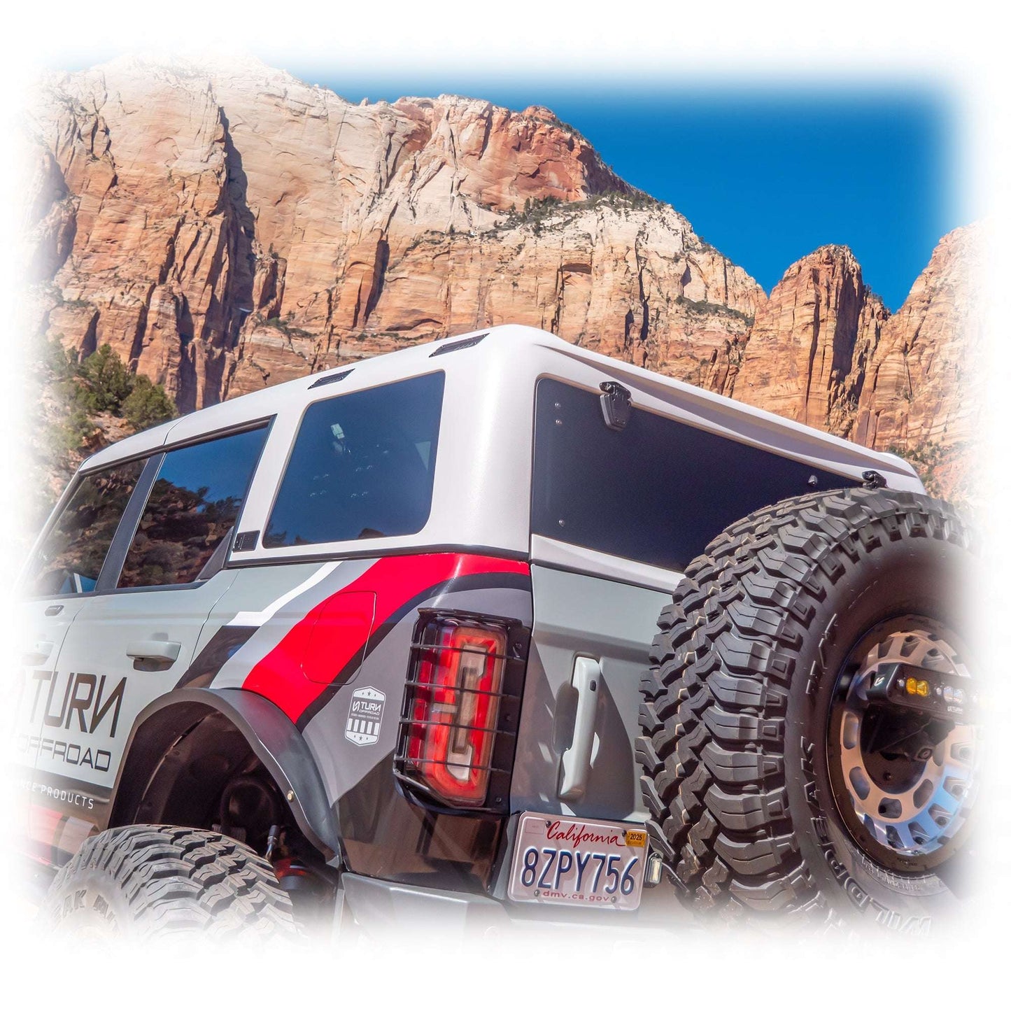 Hard Top for Ford Bronco 4-Door, White Gelcoat - 2021–2026 Ford Bronco 4-Door