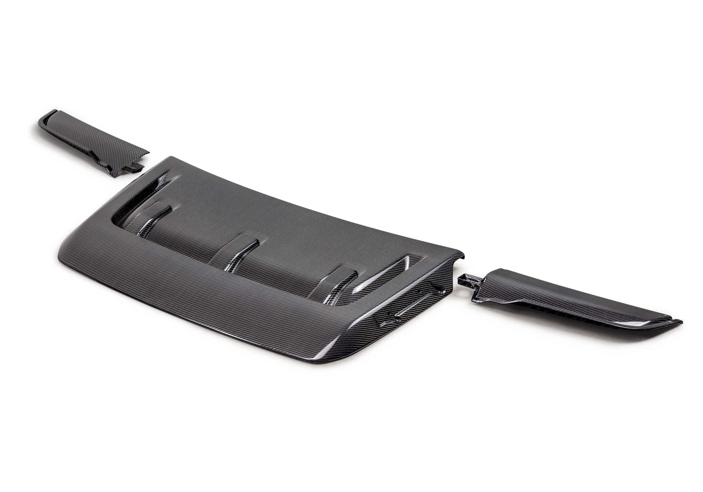 FORD 2021-2025 F-150 RAPTOR CARBON FIBER HOOD VENT & TRIM