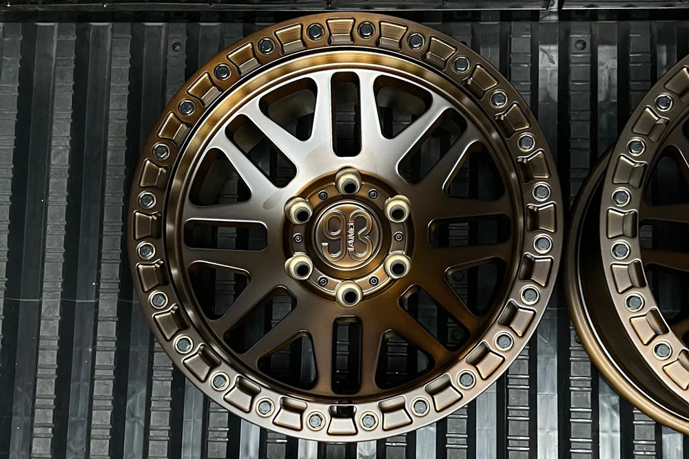 9&3 Wheels FR-01 | 6061-T6 Forged | Simulated Beadlock | Bronze