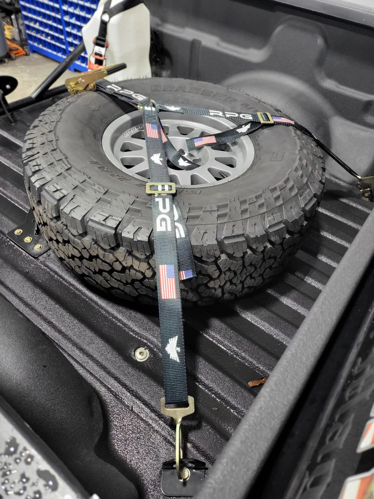 2010-2014 Ford Raptor Reversible Flat Tire Mount