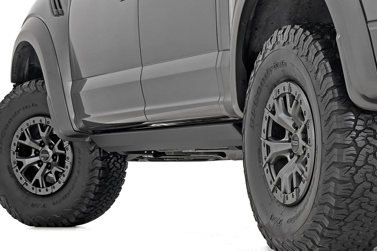 Dna Raptor Running Boards Rough Country 2017-2025 Ford Raptor Power Running Boards – TSP PARTS