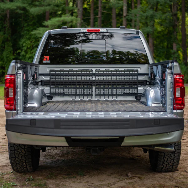 Builtright Bulkhead Accessory Rail System | Ford F-150 & Raptor, 5.5ft Bed 2015+