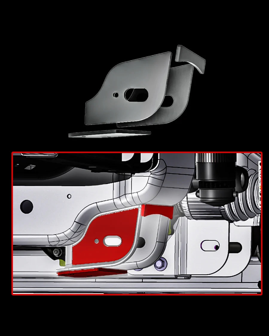 2017-2026 Raptor Lower Arm Pocket Reinforcement Gusset kit