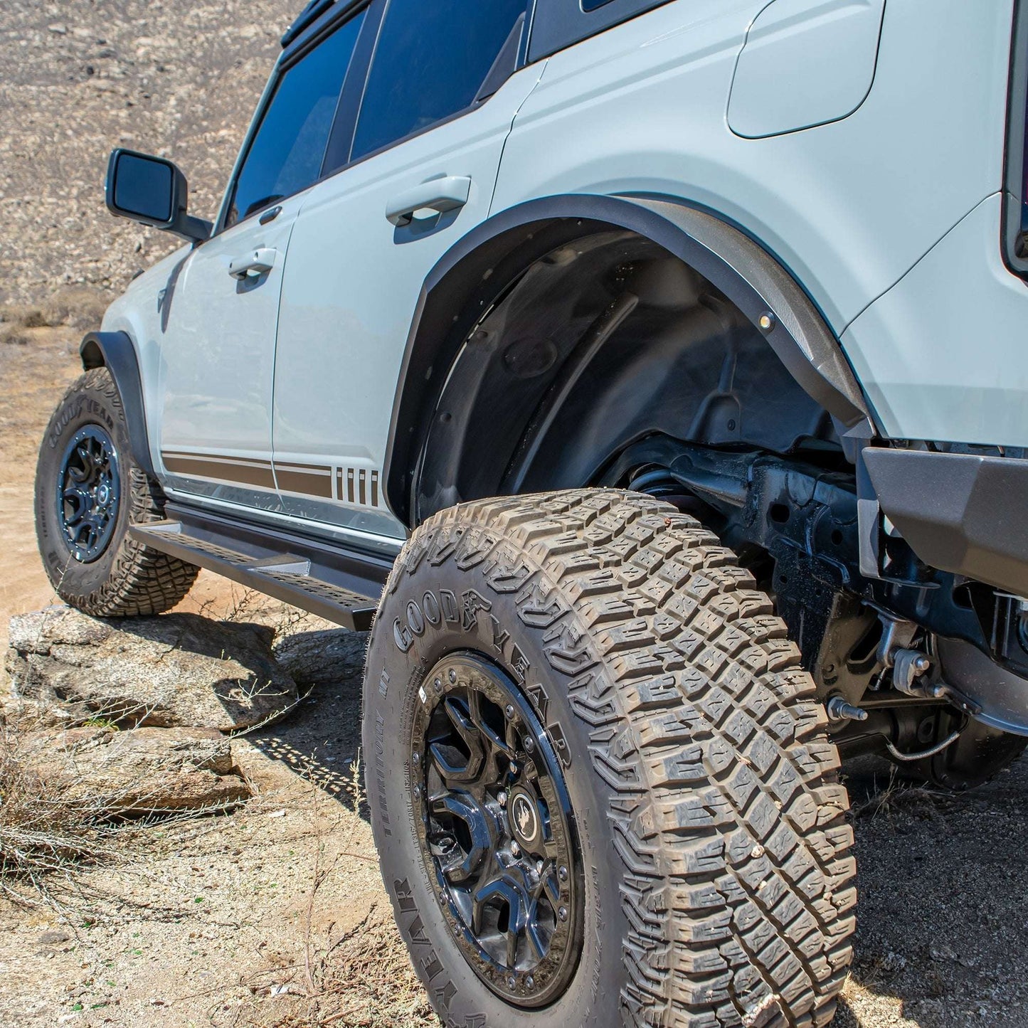 2021-2026 Ford Bronco Steel Fender Flares Kit w/ Marker Lights