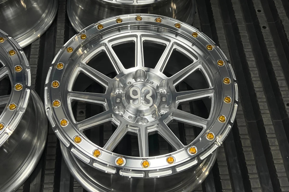 9&3 Wheels FR-11 | 6061-T6 Forged | Simulated Beadlock | Machined
