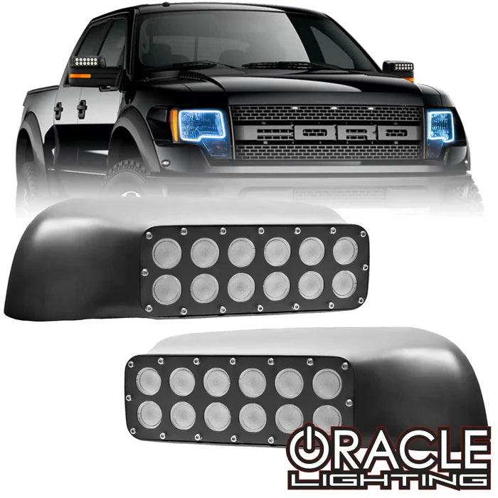 2010-2014 Ford Raptor LED Off-Road Side Mirrors