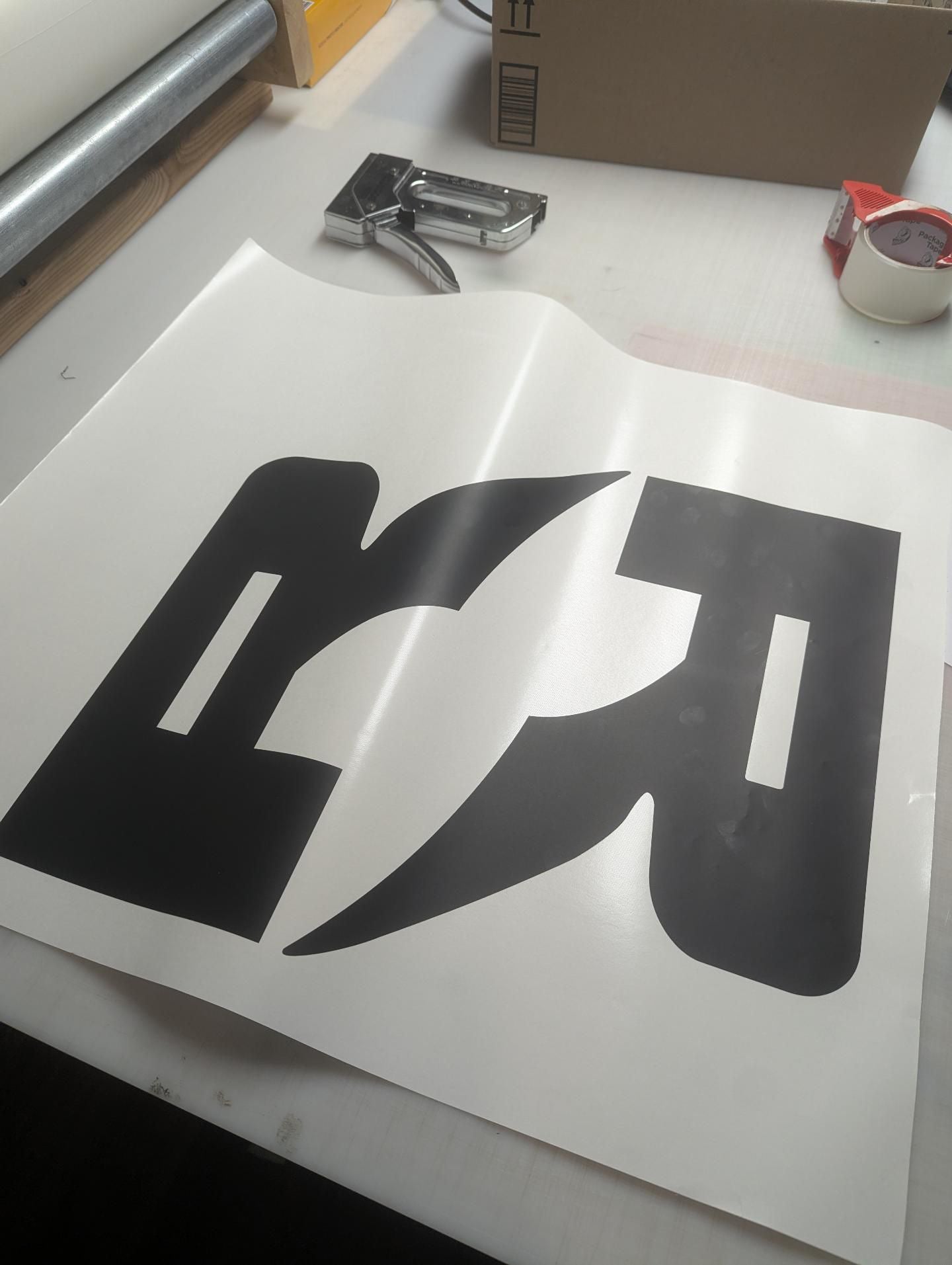 Raptor R Bedside Graphic "R"