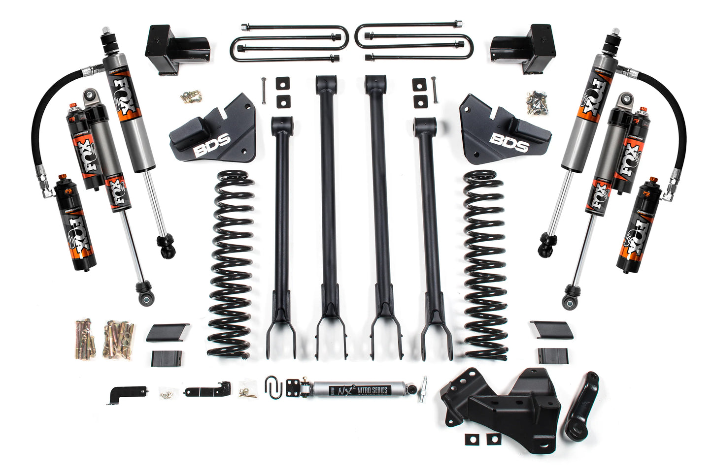 BDS 5 Inch Lift Kit w/ 4-Link | Ford F250/F350 Super Duty (20-22) 4WD | Diesel