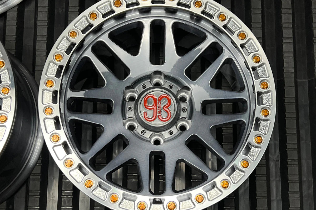 9&3 Wheels FR-01R | 6061-T6 Forged | Simulated Beadlock w/ Removable Ring