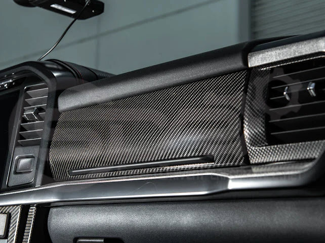 2021+ Ford Raptor/R Carbon Fiber Passenger Side Storage Panel Cover