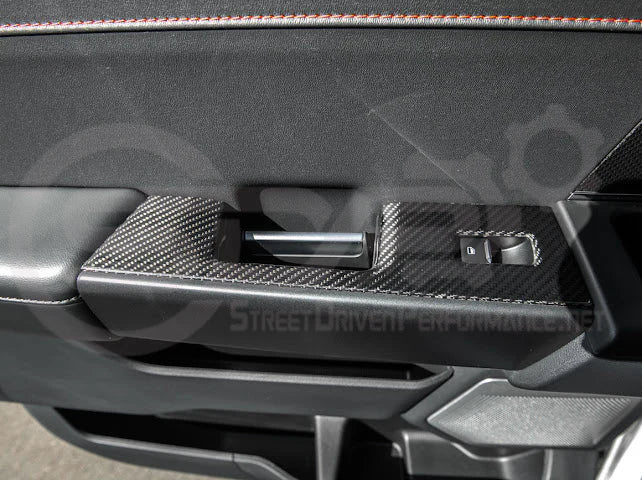 2021+ Ford Raptor/R Carbon Fiber Rear Door Side Panel Cover