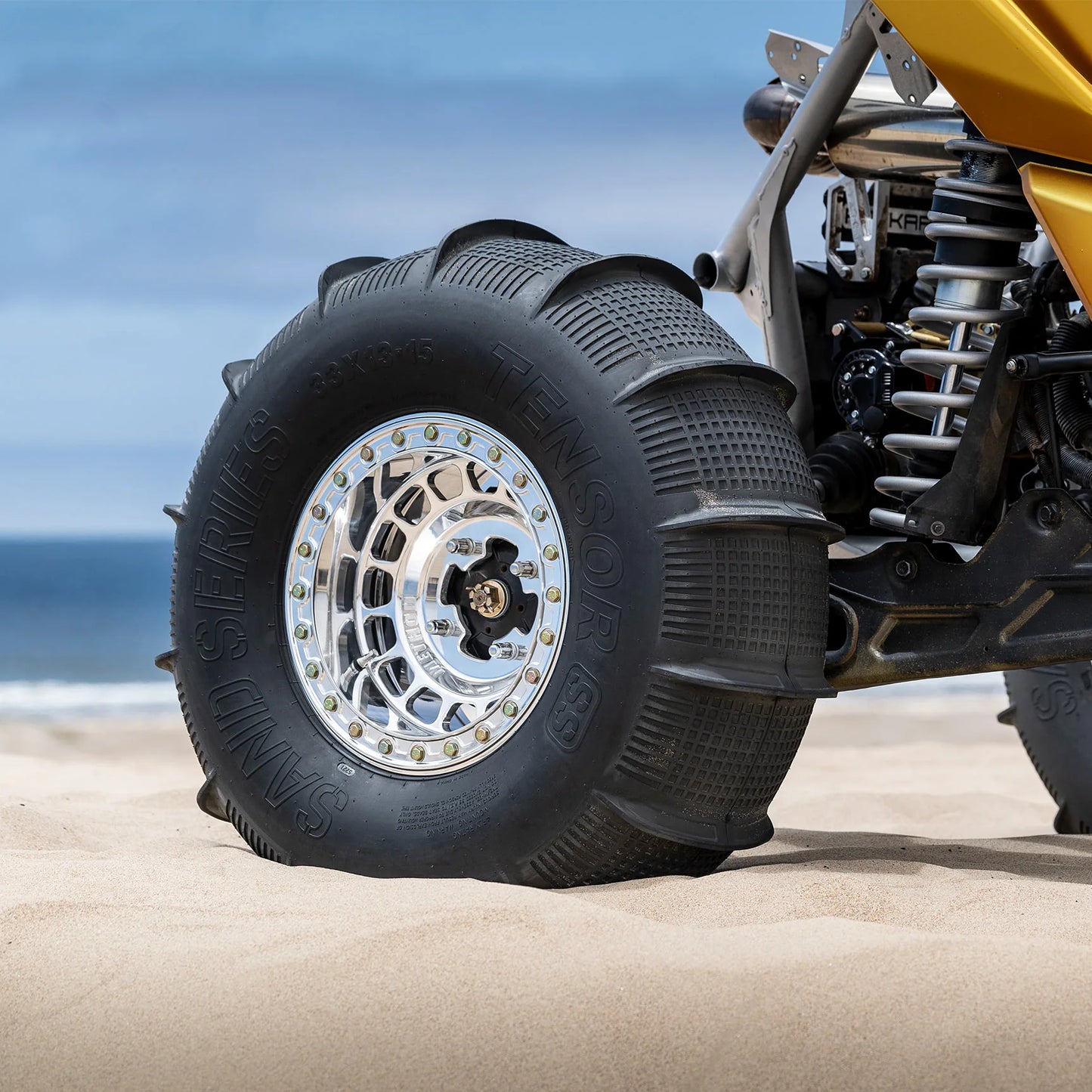 Rear 413 UTV Beadlock | Polished + Tensor SS 33" Tire