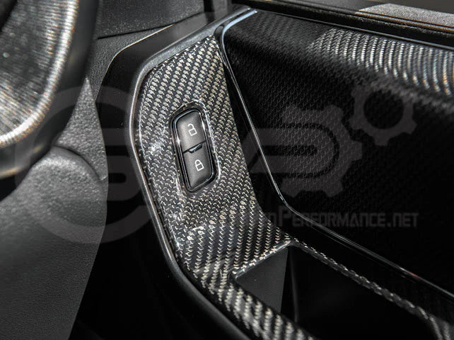 2021+ Ford Raptor/R Carbon Fiber Front Door Side Panel Cover