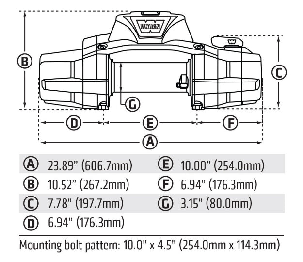 WARN ZEON XD 14-S WINCH