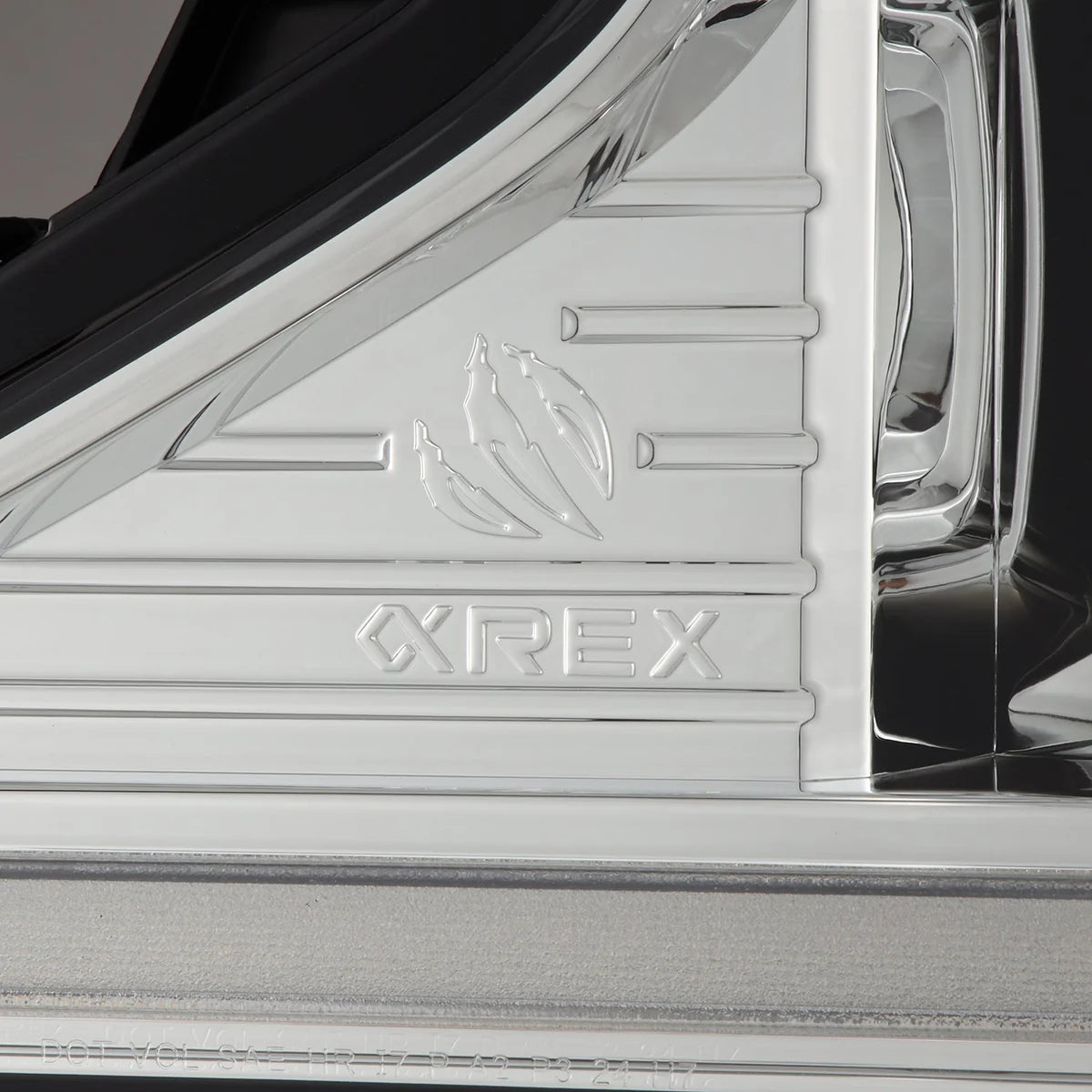 Alpharex 20-22 Ford Super Duty LUXX-Series LED Projector Headlights Chrome