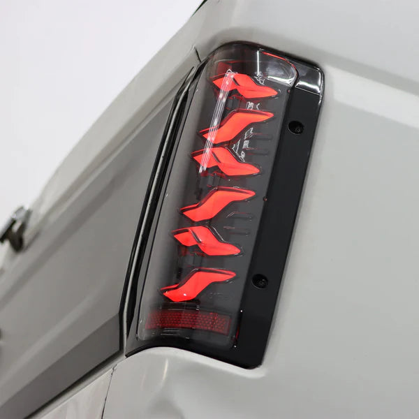 Alpharex 87-96 Ford F-Series/Bronco LUXX-Series LED Tail Lights Alpha-Black