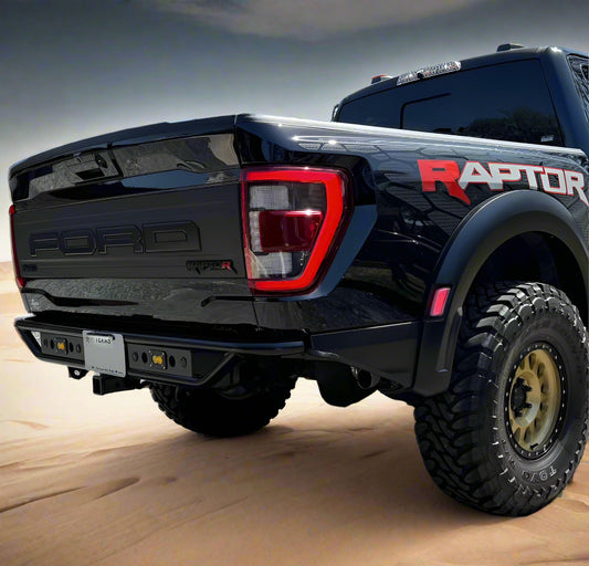RPG Offroad Gen 3 Raptor/R Rear Motion Bumper With Integrated Trailer Hitch