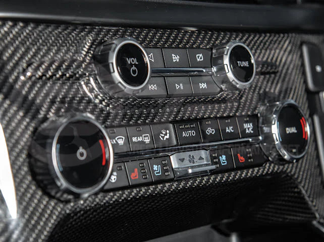 2021+ Ford Raptor/R Carbon Fiber Center Control Panel Cover